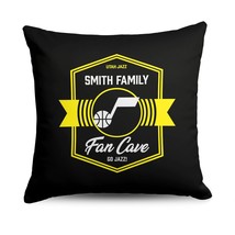 NBA Utah Jazz Dominion Personalized Throw Pillow 18×18 Inches - $57.48 CAD