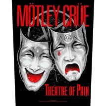 Motley Crue Theatre Of Pain 2018 Giant Back Patch 36 X 29 Cms Official Merch - $11.42