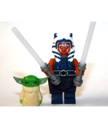 Ktoys Ahsoka Tano with Baby Yoda Clone Wars Star Wars Movie Toys Minifigure - $9.84 CAD