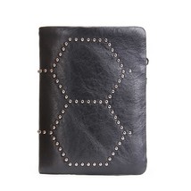 Enuine leather wallets for men short vintage bifold men wallet coin purses card holders thumb200