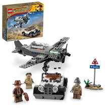 LEGO Indiana Jones and the Last Crusade Fighter Plane Chase 77012 Buildi... - $69.49