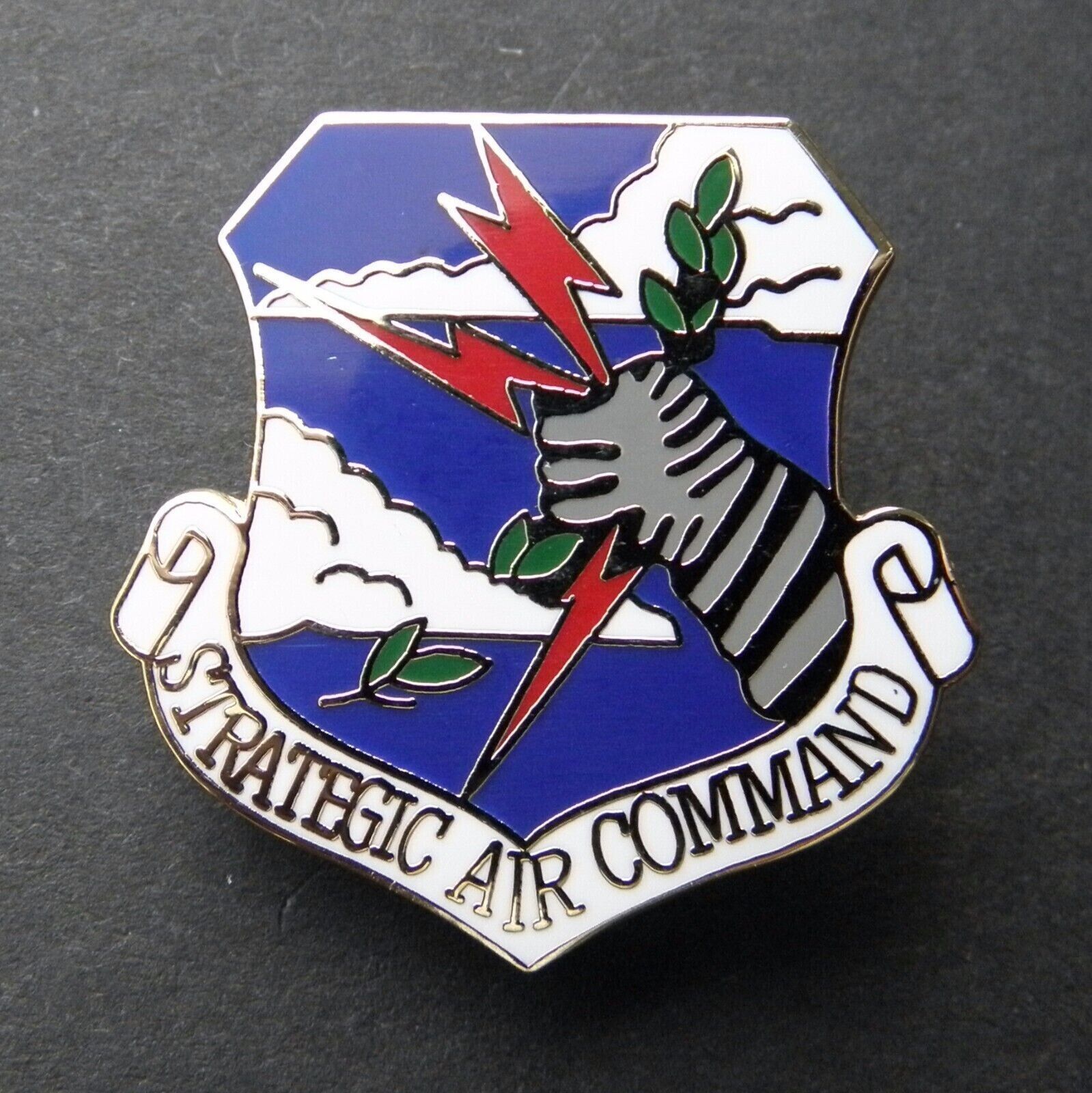 Strategic Air Command USAF Air Force Lapel Pin 1.1 inches