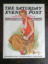 Vintage Saturday Evening Post August 20, 1932  Ellen Pyle Artwork Cover Only - £15.85 GBP