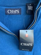 Ralph Lauren Chaps Mens Blue Ls Pullover Collared Sweater Cashmere Blend Nwt M - £50.15 GBP