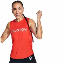 Peloton Womens Active Muscle Orange Tank, Size Medium - £22.71 GBP