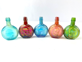 Lot of 5 Vintage First Edition Wheaton Glass Bottles Presidents 3.25&quot; x ... - £29.57 GBP