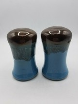 Neher Handmade Ceramic Salt &amp; Pepper Shakers Clay In Motion - Ocean Tide - £6.96 GBP