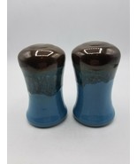Neher Handmade Ceramic Salt &amp; Pepper Shakers Clay In Motion - Ocean Tide - £6.95 GBP