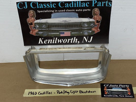 Oem 62 Cadillac Deville Fog Parking Park Light Bezel Insert Trim - £74.03 GBP