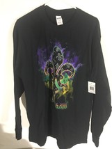 Mardi Gras 2018 NWT Men&#39;s Long Sleeve T-Shirt NEW Flaming Pattern Sz L 42-44 - £18.68 GBP