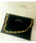 NEW! Authentic MARC JACOBS Daisy Black Pouch Gold flowers Clutch Cosmeti... - £22.90 GBP