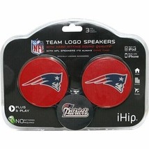 Speakers wired New England Patriots NFL Officially Licensed Team Logo iHip - £5.41 GBP