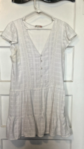 GB White Button-Down Girls Dress Size L - $20.10