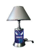 Charlotte Hornets desk lamp with chrome finish shade - $43.99