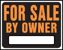 HY-KO Products SP-101 for Sale by Owner Jumbo Plastic Sign, 14 in x 18 i... - $20.10