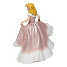 Disney Cinderella Figurine w Pink Dress 70th Anniversary Collectible 7.75" Tall image 5