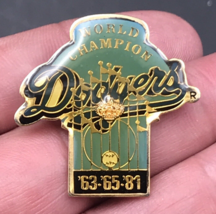 1987 Unocal World Series Titles 1963 1965 1981 LA Dodgers Pin #2 - £6.14 GBP
