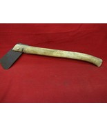 Antique Primitive Wood Handled Knife Farm Grass Cutter Hand Sickle - £31.13 GBP