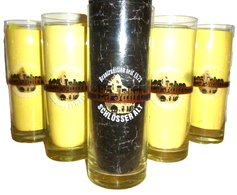 6 Schlosser Alt Dusseldorf  Multiples  Altbier German Beer Glasses