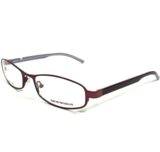 Emporio Armani EA 9008/N 9MS Eyeglasses Frames Purple Red Rectangular 51-18-135 - £52.04 GBP