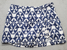 Tommy Hilfiger Skort Womens 12P Multi Printed Lined Flat Front Vented Si... - $20.32