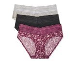 Warners Blissful Benefits Dig-Free Microfiber Lace Hipster 3-Pack, Size 3XL - $14.84