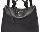 Fossil Elina Black Leather Convertible Backpack SHB2979001 Purse Bag NWT... - $128.69