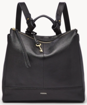 Fossil Elina Black Leather Convertible Backpack SHB2979001 Purse Bag NWT $250 - £103.11 GBP