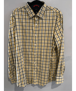 XL VICTORINOX Button Down Shirt-Green/Yellow Plaid L/S Vented EUC XLarge - $22.00