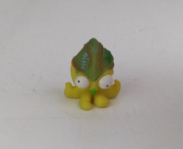 Trash Pack Trashies Squished Squid Octopus Yellow 1&quot; Rubber Mini Figure Rare - £12.96 GBP