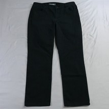 Chicos 1.5 / 10 Ultimate Fit Slim Leg Black Stretch Womens Denim Jeans - £10.97 GBP