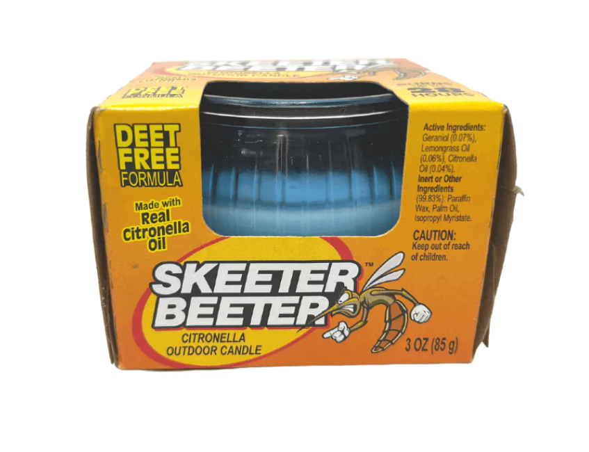 Skeeter Beeter Citronella Candle Deet Free Citronella Outdoor 26 hours B... - $7.57