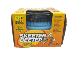 Skeeter Beeter Citronella Candle Deet Free Citronella Outdoor 26 hours Brand NEW - £5.66 GBP