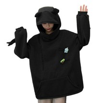 Ladies pullover  sweater hip hop street wear Harajuku hooded jacket Japanese  gi - £57.61 GBP