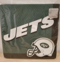 NFL NEW YORK JETS 36 ct, 2-Ply NAPKINS FOOTBALL Party Supplies - £4.67 GBP