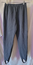 Women's Unbranded Stirrup Pants Grey Size Large Elastic Waist Casual Wor... - $9.99