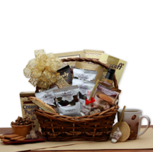 Coffee Time Gift Basket - Deluxe Coffee Assortment with Gourmet Treats - £69.84 GBP