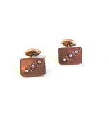 Victorian Gold Tone & Opals Cufflinks - £66.88 GBP