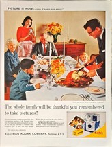 KODAK EASTMAN - Camera - Company - Family - Thanksgiving - 1961 Vintage Print Ad - £8.71 GBP