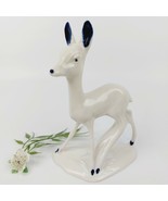 Capodimonte Porcelain Deer Figurine – Vintage Italian Ceramic Fawn Collectible - $60.43