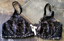 34C Victoria&#39;s Secret Unlined Sheer Lace Full Coverage Underwire Balcone... - £13.36 GBP