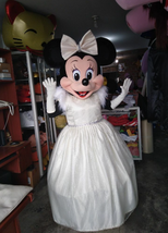 Minnie Mouse Bride Clubhouse Mascot Character Kids Birthday Halloween Co... - $390.00