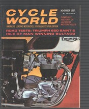 Cycle World-11/1967-Road Tests: Triumph 650 Saint-Isle Of Man Winning Bultaco - £32.72 GBP
