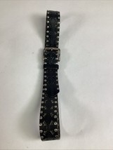 Bulldog Black Italian Leather Men’s Belt - #18876 - 90/36 - Made In Canada - $14.85
