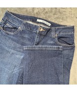 DKNY Jeans Soho Cropped Denim Dark Wash Jeans Comfort Fit Women&#39;s Size 14 - $29.99