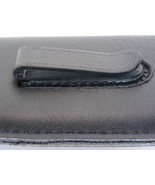 NEW Soft Eyeglasses Glasses Black Case Pouch with CLIP w/ Cleaning Cloth - $6.42