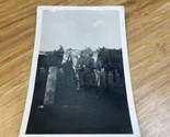Antique World War 2 WWII Era Photograph Soldiers Uniform Horse KG JD - $11.87
