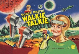 Space Patrol Walkie Talkie 20 x 30 Poster - £20.69 GBP