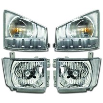 New Headlight/Signal Light Pair For 2013 2014 2015 For Isuzu Npr Hd Nqr Truck - £261.61 GBP