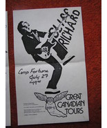 CLIFF RICHARDS FLYER GREAT CANADIAN Tours CAMP FORTUNE SHOW Ottawa 11*17... - $9.77